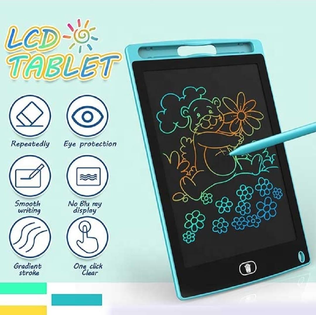 12-inch LCD Writing Tablet for Kids Multicolor Design