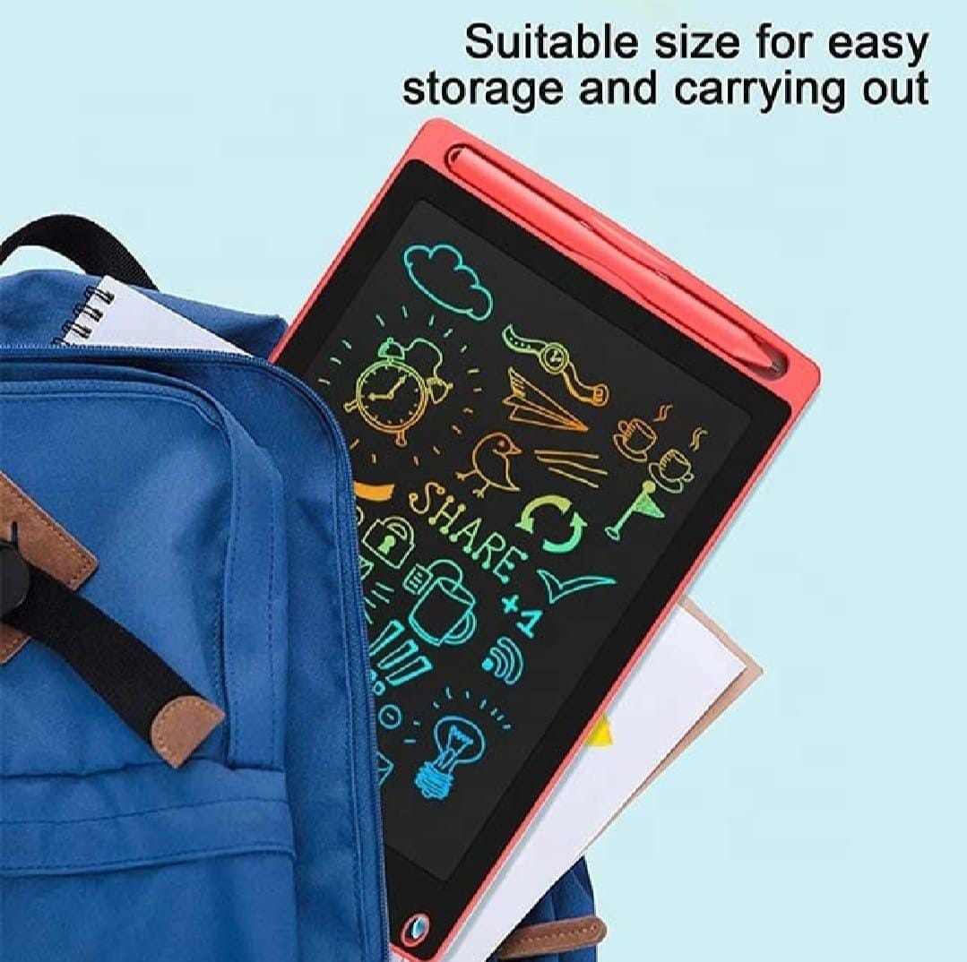 12-inch LCD Writing Tablet for Kids Multicolor Design